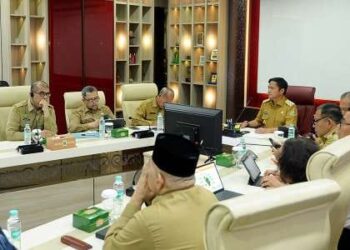 Pj Gubsu ikuti Rakor pengendalian inflasi daerah, usai HBKN Idulfitri dan Libur Nasional bersama Mendagri, Tito Karnavian.
