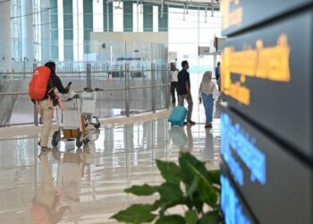 Suasana di salah satu bandara di Indonesia.