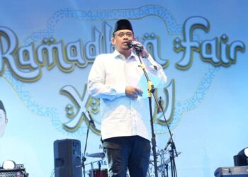 Wali Kota Medan, Bobby Nasution, pada penutupan Ramadhan Fair XVIII.