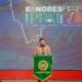 Wali Kota Medan, Bobby Nasution, saat menghadiri Kongres ke VIII IPPAT Tahun 2024.