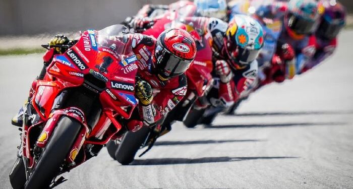 Pembalap Ducati, Francesco Bagnaia menangi MotoGP Catalunya.