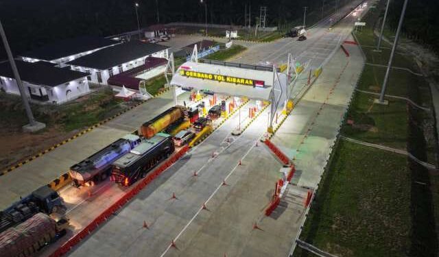 HK Segera Operasikan Tol Indrapura-Kisaran, Jarak Tempuh Tinggal 2,5 Jam 1 Gerbang To Kisaran.
