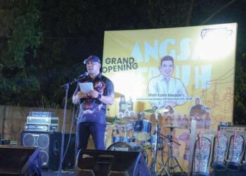 Grand Opening Angsa Neduh, di ex Rumah Sakit Tembakau Deli, Jalan Putri Hijau, Medan.