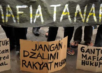 Ilustrasi mafia tanah.