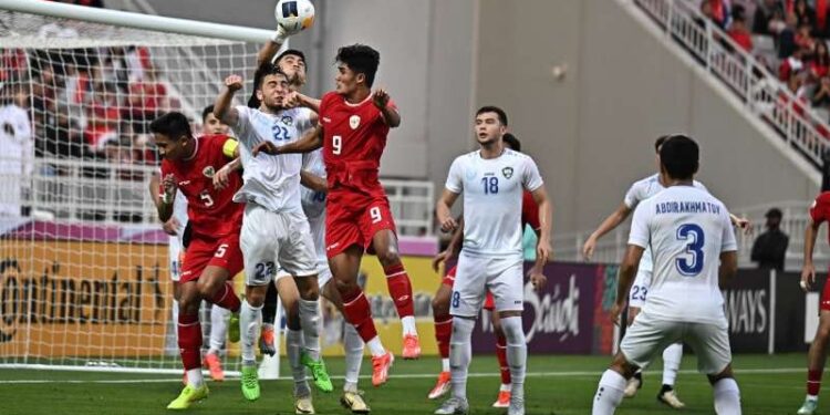 Puji Garuda Muda, Erick Thohir: Pintu ke Olimpiade Paris Masih Terbuka 1 Laga semifinal Indonesia vs Uzbekistan, di Stadion Abdullah bin Khalifa Stadium, Senin (29/4/2024) malam WIB.
