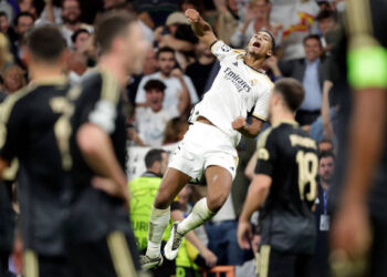 Gelandang Real Madrid asal Inggris, Jude Bellingham.