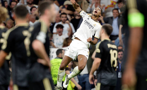 Gelandang Real Madrid asal Inggris, Jude Bellingham.
