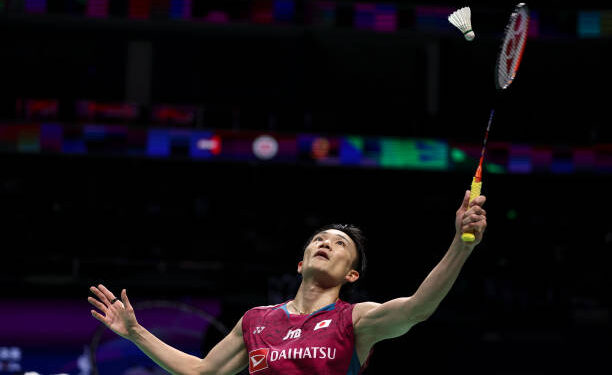 Momota Ingin Tetap Berada di Dunia Bulu Tangkis Setelah Pensiun 1 Pebulu tangkis putra Jepang, Kento Momota.