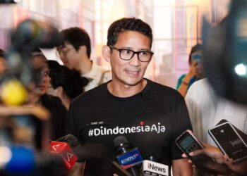 Menparekraf, Sandiaga Salahuddin Uno.
