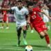 Nathan Tjoe-A-On saat melawan Timnas Irak U-23 dalam pertandingan perebutan tempat ketiga Piala Asia U-23 2024, di Stadion Abdullah Bin Khalifa di Doha, Qatar, Kamis (2/5/2024).