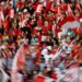 Suporter Timnas Indonesia.