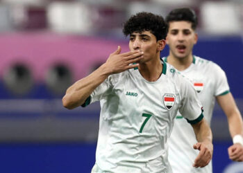 Penyerang Timnas Irak U-23, Ali Jasim.