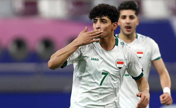 Penyerang Timnas Irak U-23, Ali Jasim.