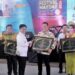 Pj Gubernur Sumut, Hassanudin, pada Peringatan Mayday 2024 Sumut Hebat di Gedung Serbaguna Pemprov Sumut, Jalan Williem Iskandar/Jalan Pancing, Deli Serdang, Rabu (8/5/2024).