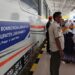 KAI Divre I Sumut Angkut 319 Jemaah Haji Asal Labuhanbatu 2 Rombongan jemaah haji asal Kabupaten Labuhanbatu.