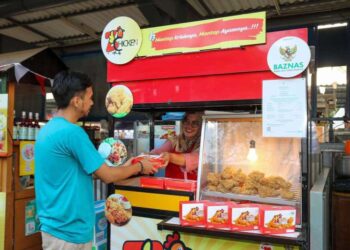 UMKM wirausaha di bidang pangan, binaan Baznas RI.