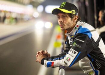 Pebalap Valentino Rossi dari Team WRT 46.