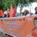Gelar Aksi, Partai Buruh Tolak Tapera dan Wacana Kenaikan Harga Beras 2 Partai Buruh Sumut menggelar aksi unjuk rasa di depan Kantor DPRD Sumut, Jalan Imam Bonjol, Medan, Selasa (12/6/2024).