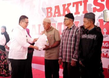Alumni Akabri Tahun 1994 menggelar bakti sosial dan bakti kesehatan kepada masyarakat di Kecamatan Medan Belawan.