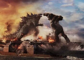 Cuplikan adegan dalam film Godzilla vs Kong.
