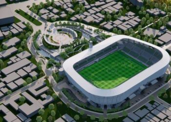 Desain Stadion Teladan Medan.