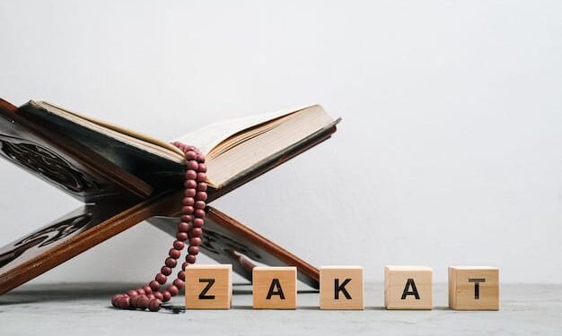 Ilustrasi zakat.