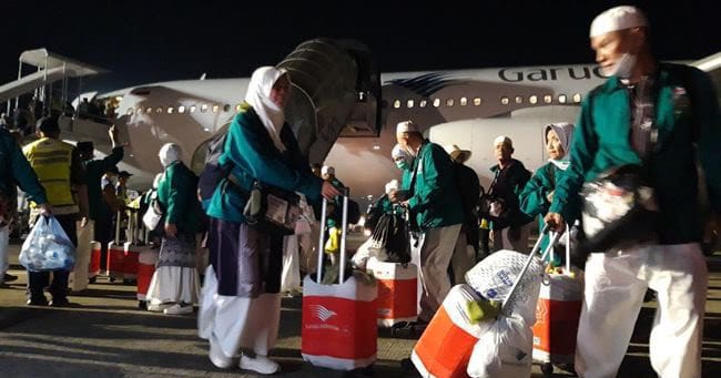 Ubah Rute Kepulangan 46 Kloter, Garuda Bikin Repot Jemaah dan PPIH 1 Jemaah haji Indonesia.