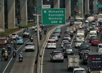 Lalu lintas Jakarta.