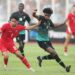 Marselino Fokus Jelang Laga Indonesia Lawan Irak dan Filipina 2 Laga training match Indonesia vs Tanzania, di Stadion Madya, Jakarta, Minggu (2/6/2024).