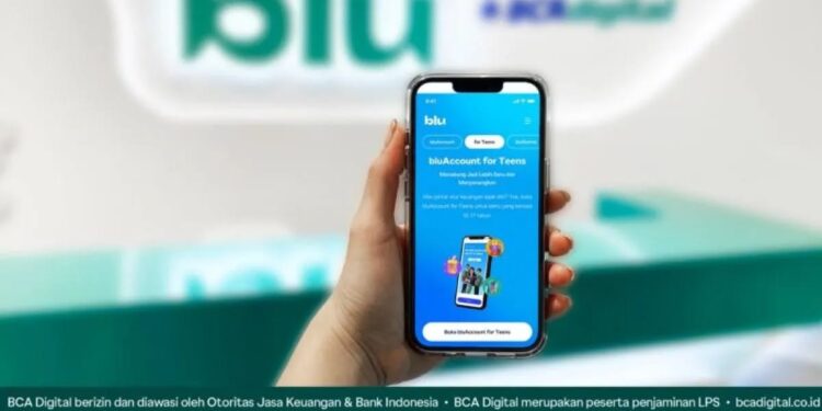 Sasar Nasabah di Bawah 17 Tahun, BCA Digital Luncurkan bluAccount for Teens 1 Ilustrasi akun rekening untuk calon nasabah anak dan remaja atau "bluAccount for Teens" yang tersedia di aplikasi blu by BCA Digital.
