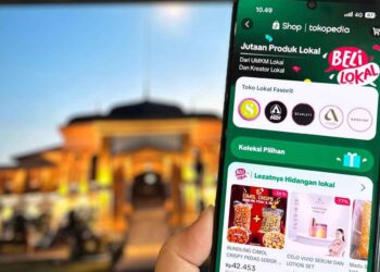 Ilustrasi brand Medan di Tokopedia.