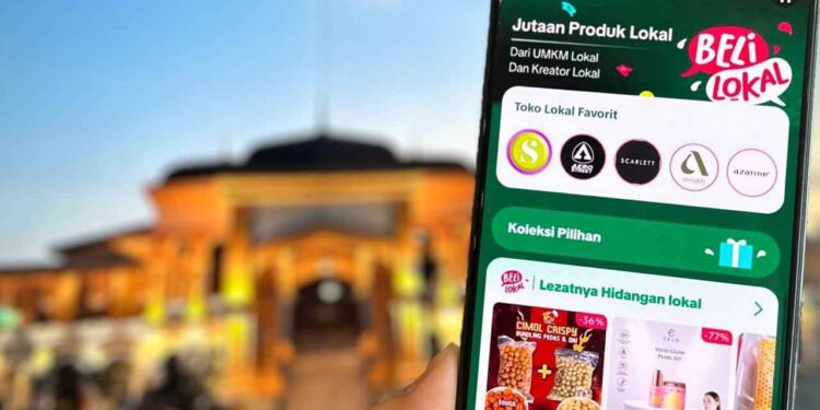 Ilustrasi brand Medan di Tokopedia.