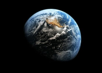 Ilustrasi planet bumi.