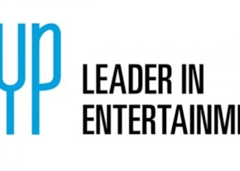 Logo JYP Entertainment.