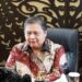 Menko Bidang Perekonomian, Airlangga Hartarto, pada pembukaan Green Economy Expo 2024, yang mengangkat tema Advancing Technology, Innovation, and Circularity.