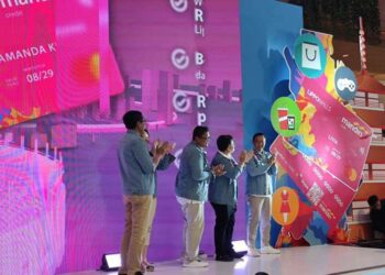 Peluncuran Mandiri Lippo Malls Card di Sun Plaza, Medan, Kamis (25/7/2024).