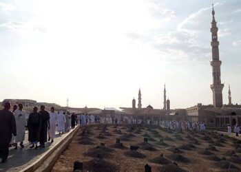 Pemakaman di Baqi, Madinah.
