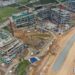 Proyek pembangunan Bangunan Gedung dan Kawasan Kementerian Koordinator 3 di IKN.