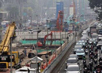 Pembangunan MRT Bundaran HI-Kota.