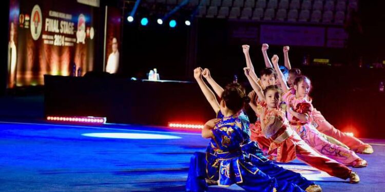 Pembukaan Final Stage Sirkuit Nasional-Kejurnas Wushu Junior Taolu & Sanda Tahun 2024 dan Kejuaraan Open Wushu Taolu Senior.