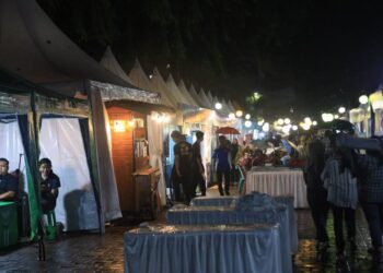 Suasana di Colorful Medan Carnaval.