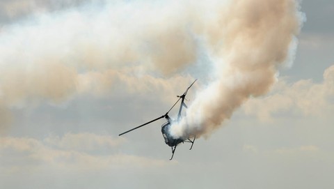 Helikopter Sipil Mi-8 Bawa 22 Orang Hilang di Rusia 1 Ilustrasi kecelakaan helikopter.
