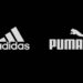 Logo Puma dan Adidas.