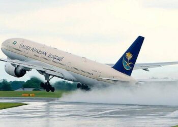 Maskapai Saudia Airlines.