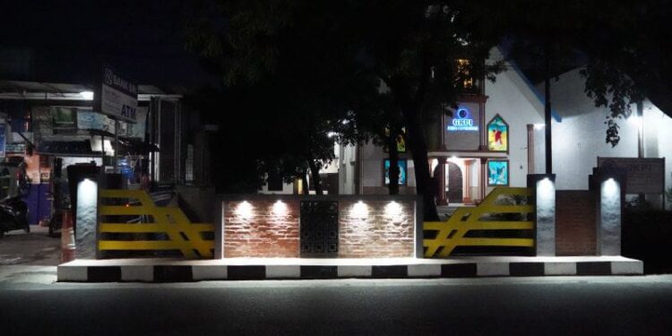 Wajah Kota Medan di malam hari yang kian estetik.