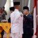 Pengukuhan 72 anggota Paskibraka Sumut tahun 2024, di Aula Tengku Rizal Nurdin, Medan, Sumut, Kamis (15/8/2024).