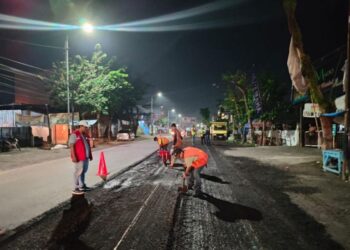 Perbaikan jalan yang berstatus jalan Provinsi Sumatera Utara.