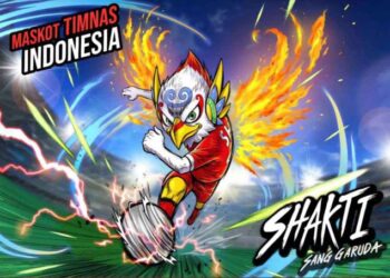 Maskot Resmi Timnas Indonesia, Shakti, karya Is Yuniarto.