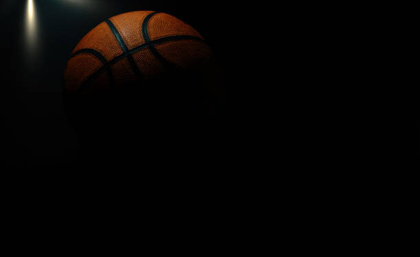 Ilustrasi bola basket.