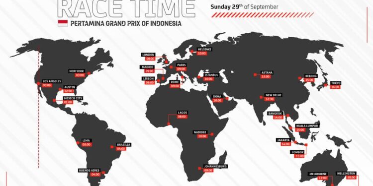 Jadwal MotoGP Mandalika.